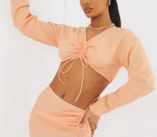 Charger l&#39;image dans la galerie, Top crop laranja Malika H new look
