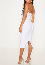 Load image into Gallery viewer, Vestido branco Bardot longo new
