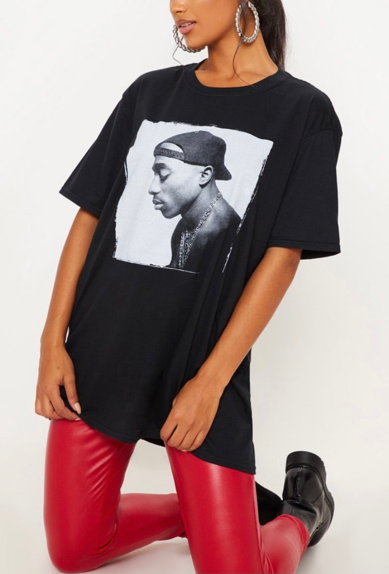 Top preto Tupac