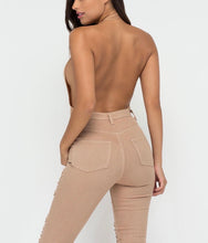 Cargar imagen en el visor de la galería, Bodysuit v-neck bege
