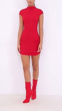 Load image into Gallery viewer, Vestido vermelho bodycon kylie
