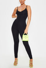 Carregar imagem no visualizador da galeria, Macacão bodycon kylie look preto
