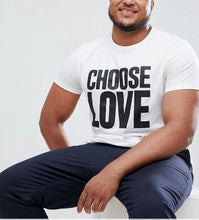 Cargar imagen en el visor de la galería, T-shirt branco homem Choose Love New
