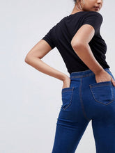 Load image into Gallery viewer, Calças jeans slim azul escuro new
