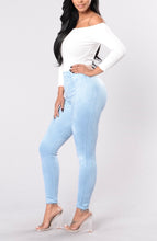 Carregar imagem no visualizador da galeria, Legging Fashionnova azul claro
